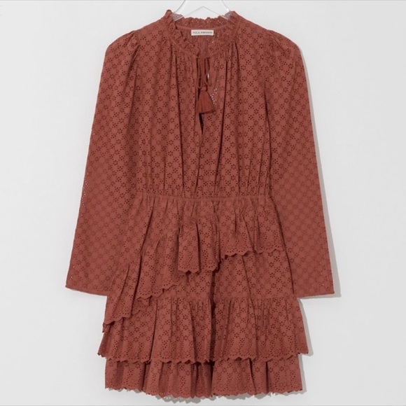 ULLA JOHNSON umber josette dress Sz 6 - Picture 5 of 5